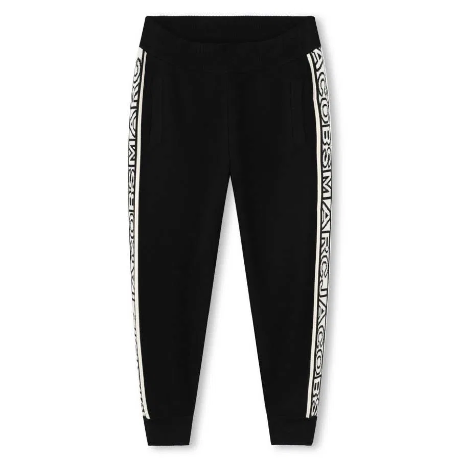 Штаны мальчика с логотипом The Logo Joggers Little Marc Jacobs, Black