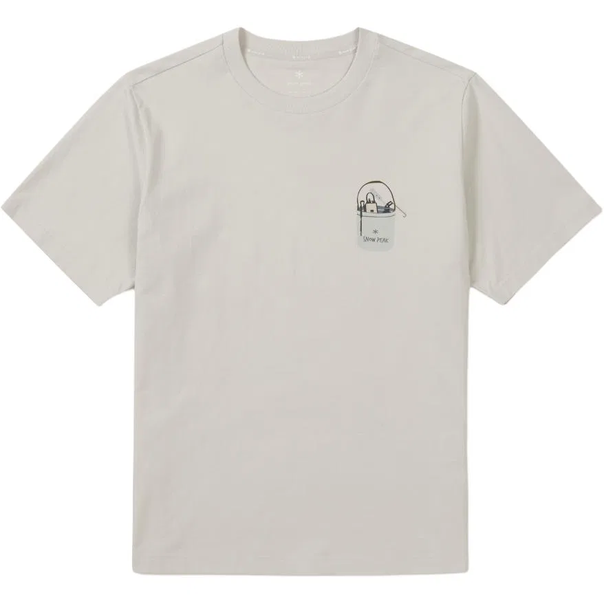 Детская футболка унисекс с круглым вырезом Snow Peak, Light Beige