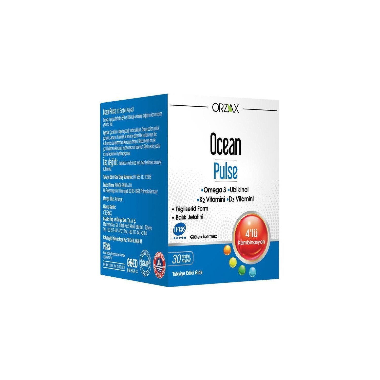 

Добавка Ocean Pulse, 30 капсул