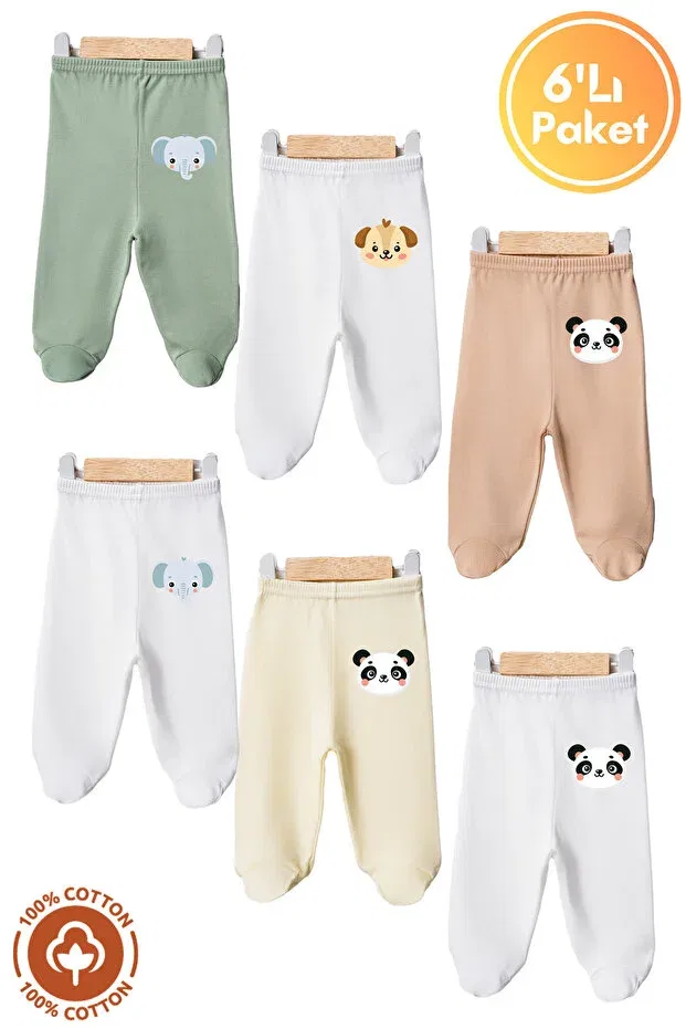 Детский комплект боди с длинным рукавом с принтом Miniel, Multicolor