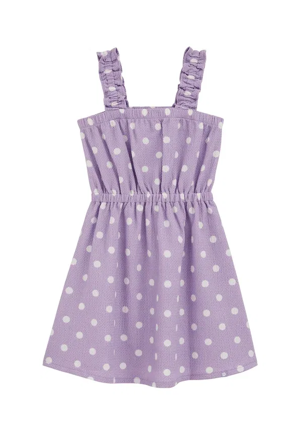 Платье в горошек Day dress We Fashion, Light Purple, светло-фиолетовый