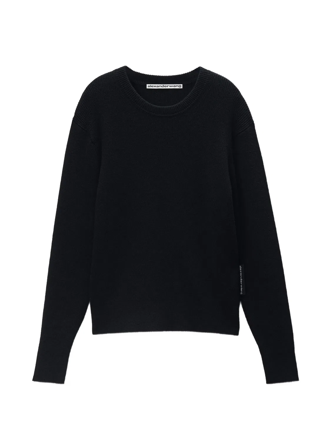 Свитер с круглым вырезом Alexander Wang, черный