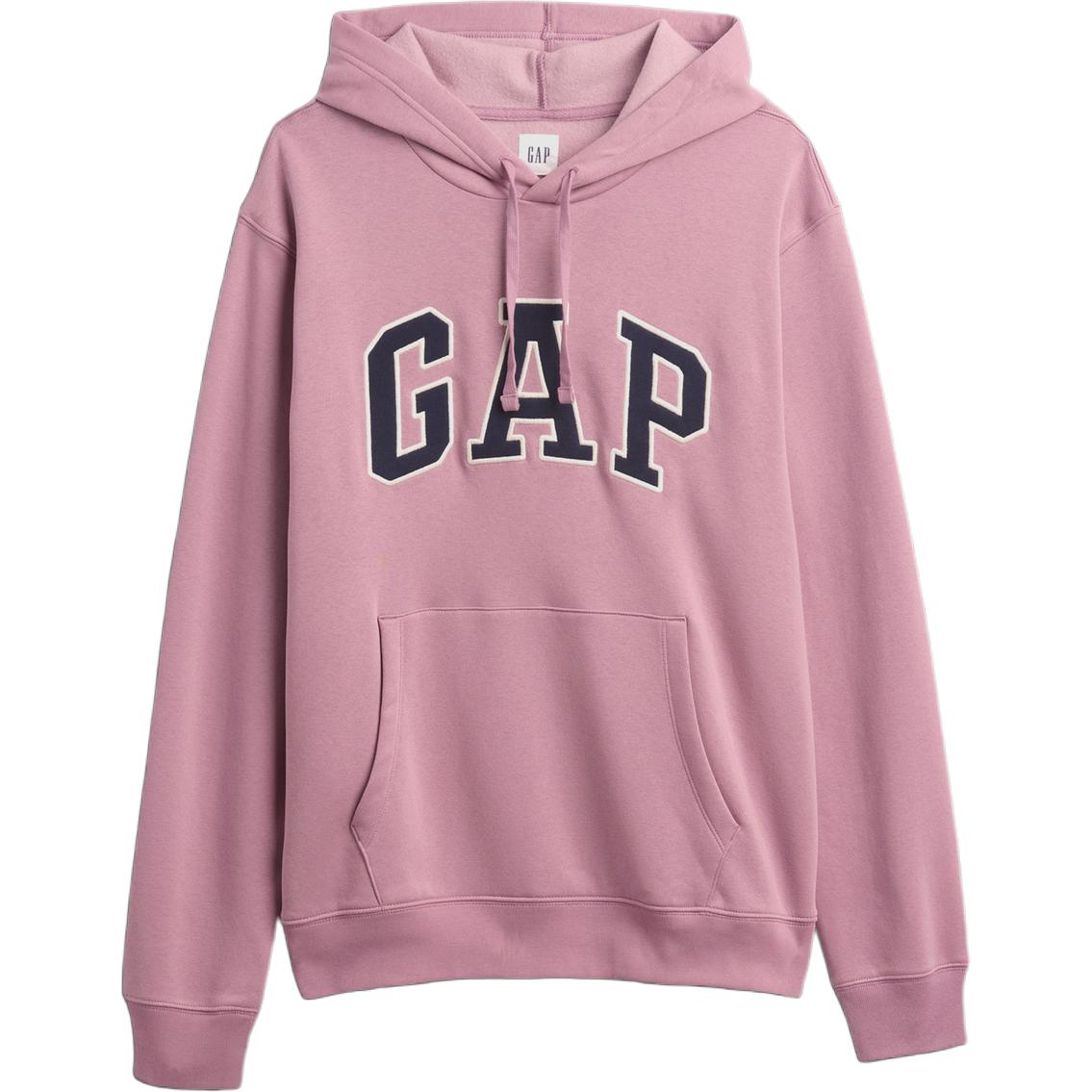 

Толстовка унисекс с капюшоном, средней толщины GAP, светлый розовый фиолетовый