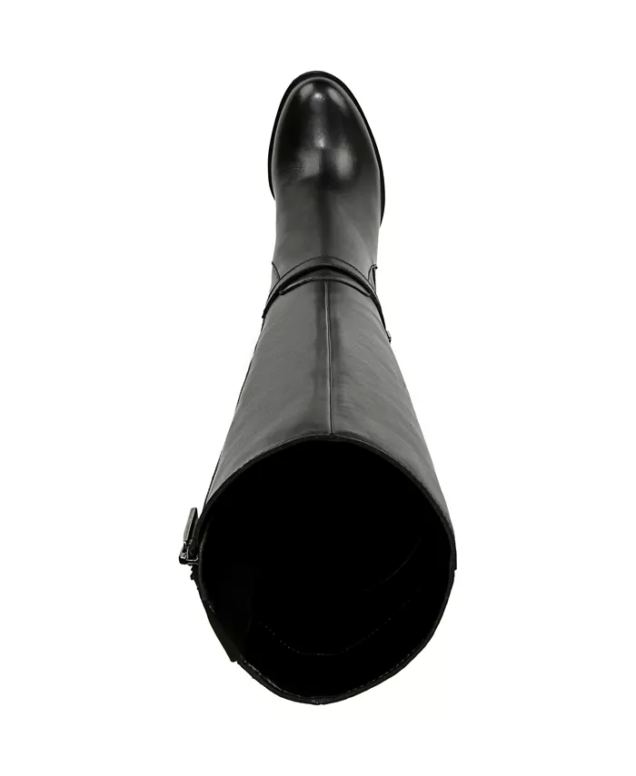 Женские сапоги Kalina Extra Wide Calf с квадратным каблуком до колена Naturalizer, черный — фото 4
