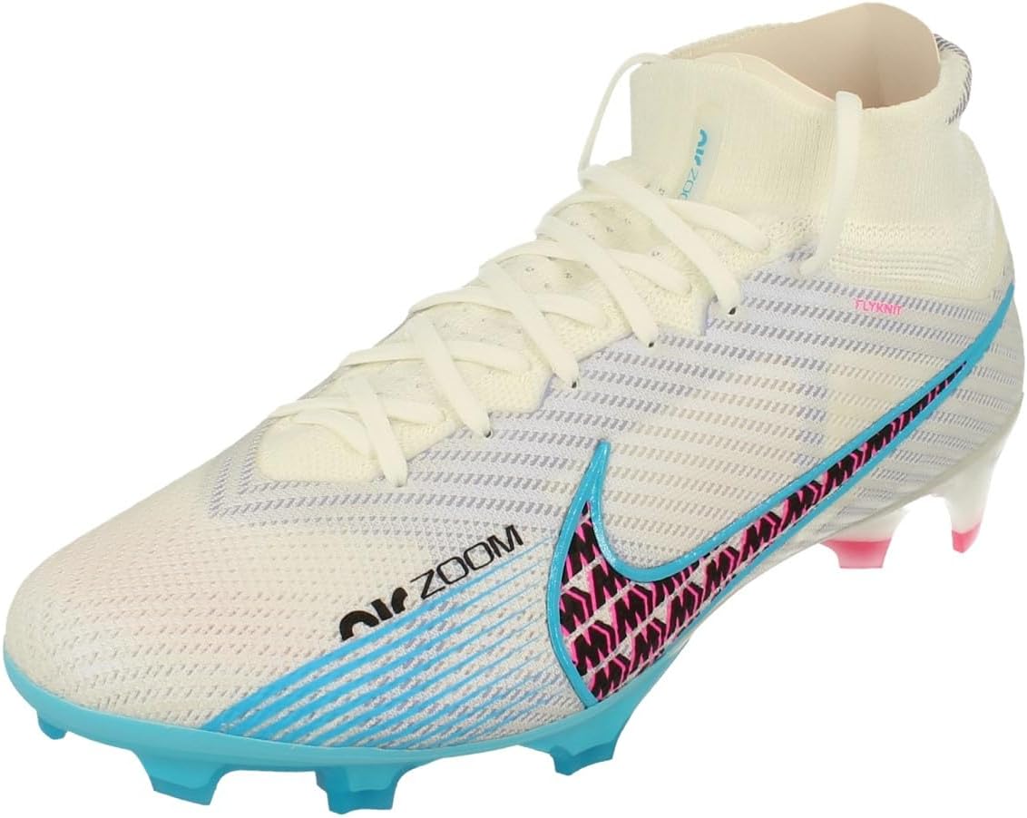 

Футбольные бутсы Nike Zoom Superfly 9 Elite FG мужские Dj4977, Weiß Baltisches Blau Pink Blast 146