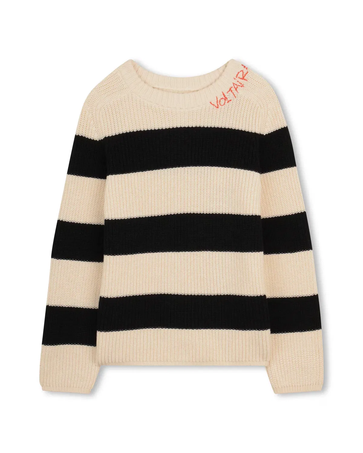 Детский джемпер с полосками Zadig & Voltaire, Negro