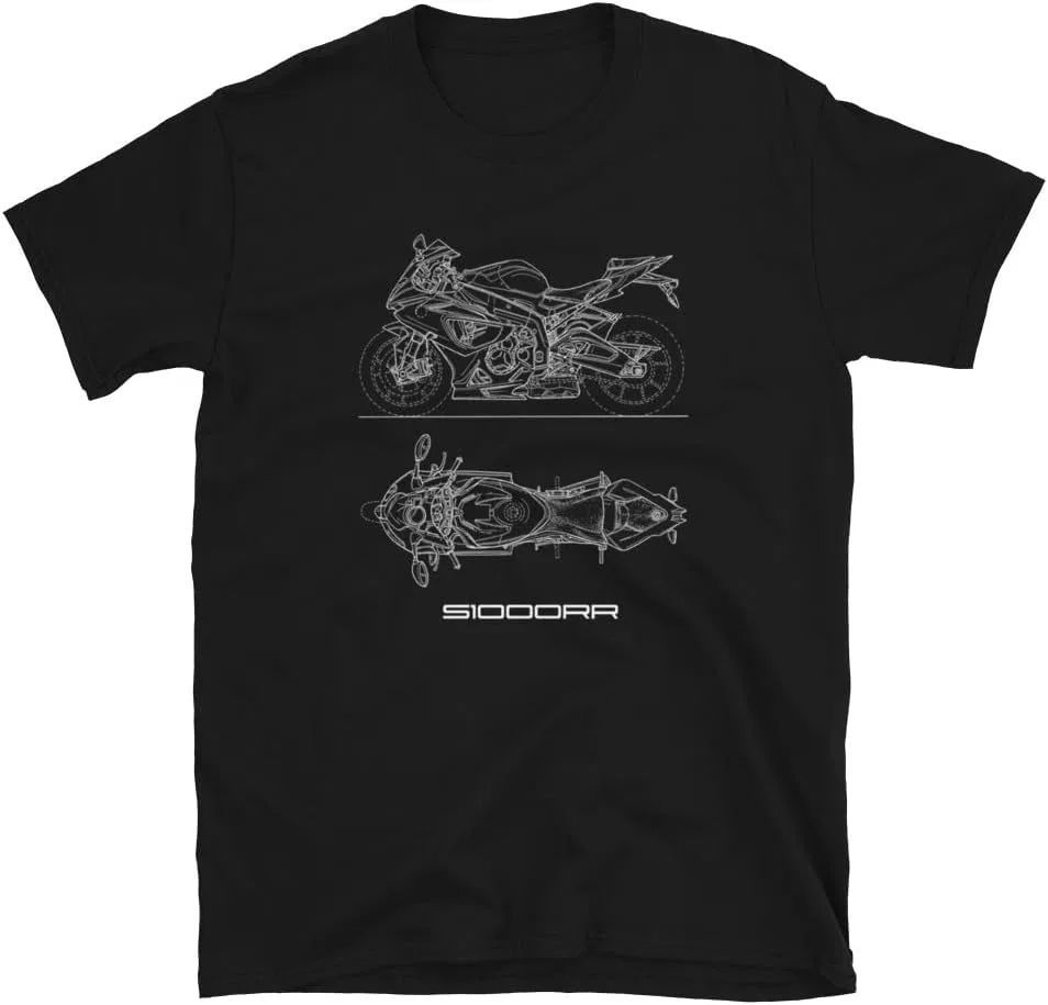 Мужская футболка с принтом S1000RR Short Sleeve Shirt, Black