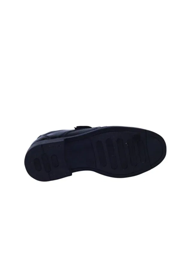 Детские классические туфли для мальчиков из искусственной кожи Toddler, Black — фото 3