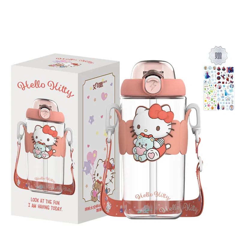Детская кружка с трубочкой 650 мл My Melody Sanrio, White — фото 2
