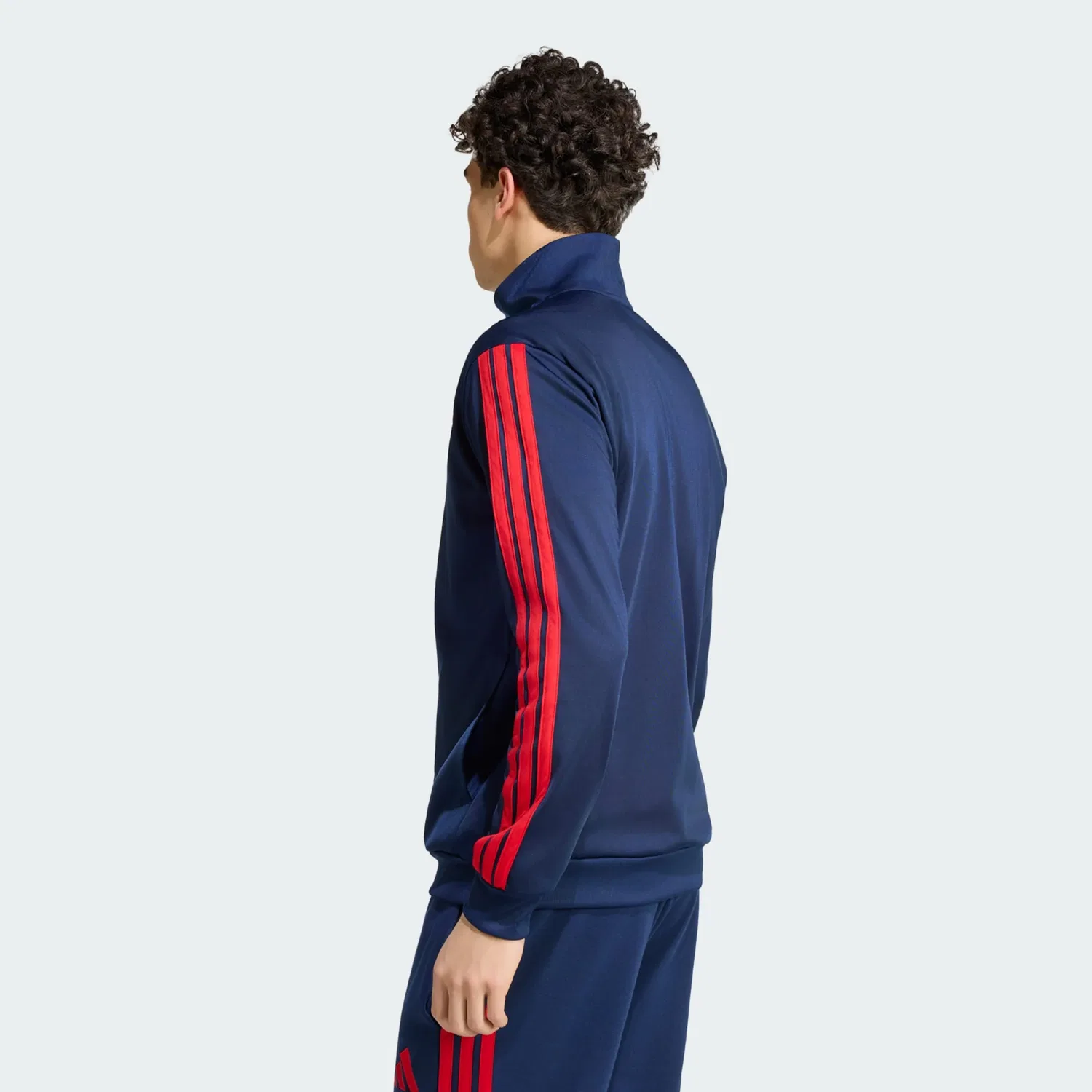 Толстовка на молнии Adidas Performance Athletic FC Arsenal DNA темно-синего цвета — фото 3