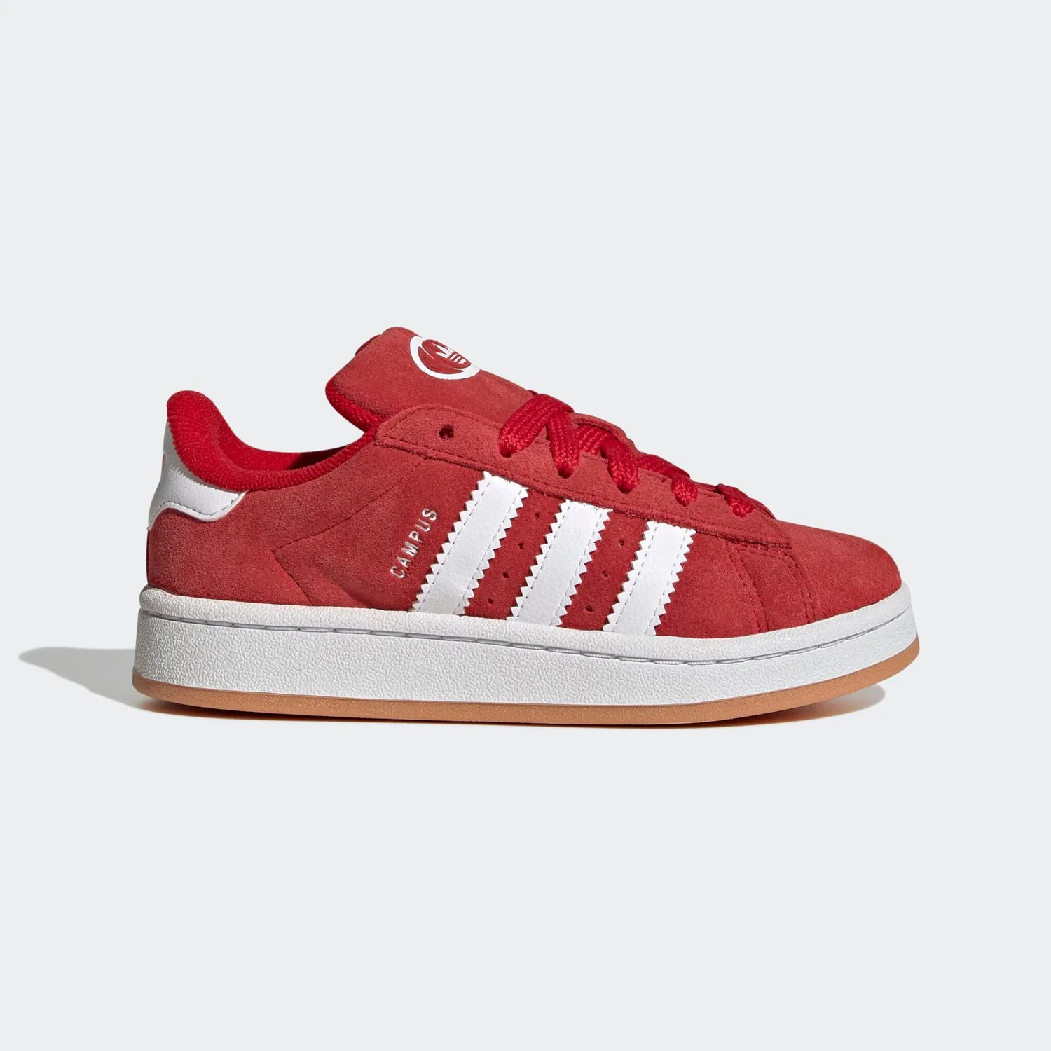 Детские кроссовки с тремя полосками Adidas Originals, Red/White — фото 2