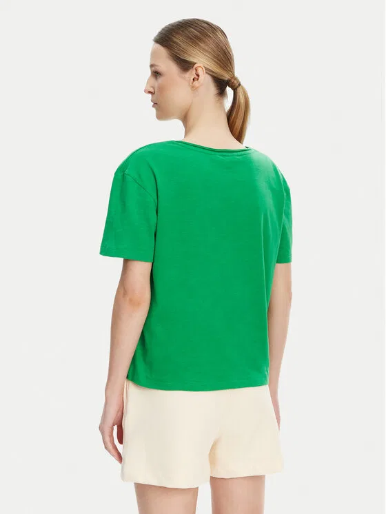 Футболка relaxed fit Tommy Hilfiger, зеленый — фото 3