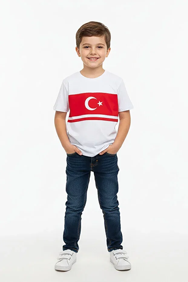 Детская футболка с принтом для девочек Kinderos, White — фото 2