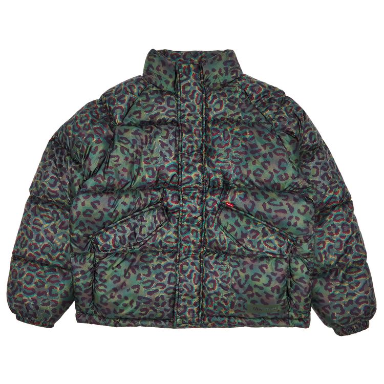 

Куртка Supreme 700-Fill Down Lightweight Puffer Jacket Leopard, разноцветный