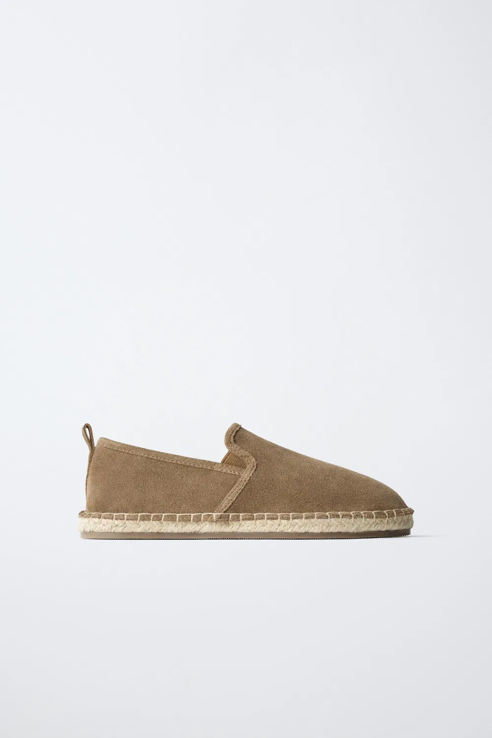 КОЖАНЫЕ ДЖУТОВЫЕ ТУФЛИ ZARA, Brown