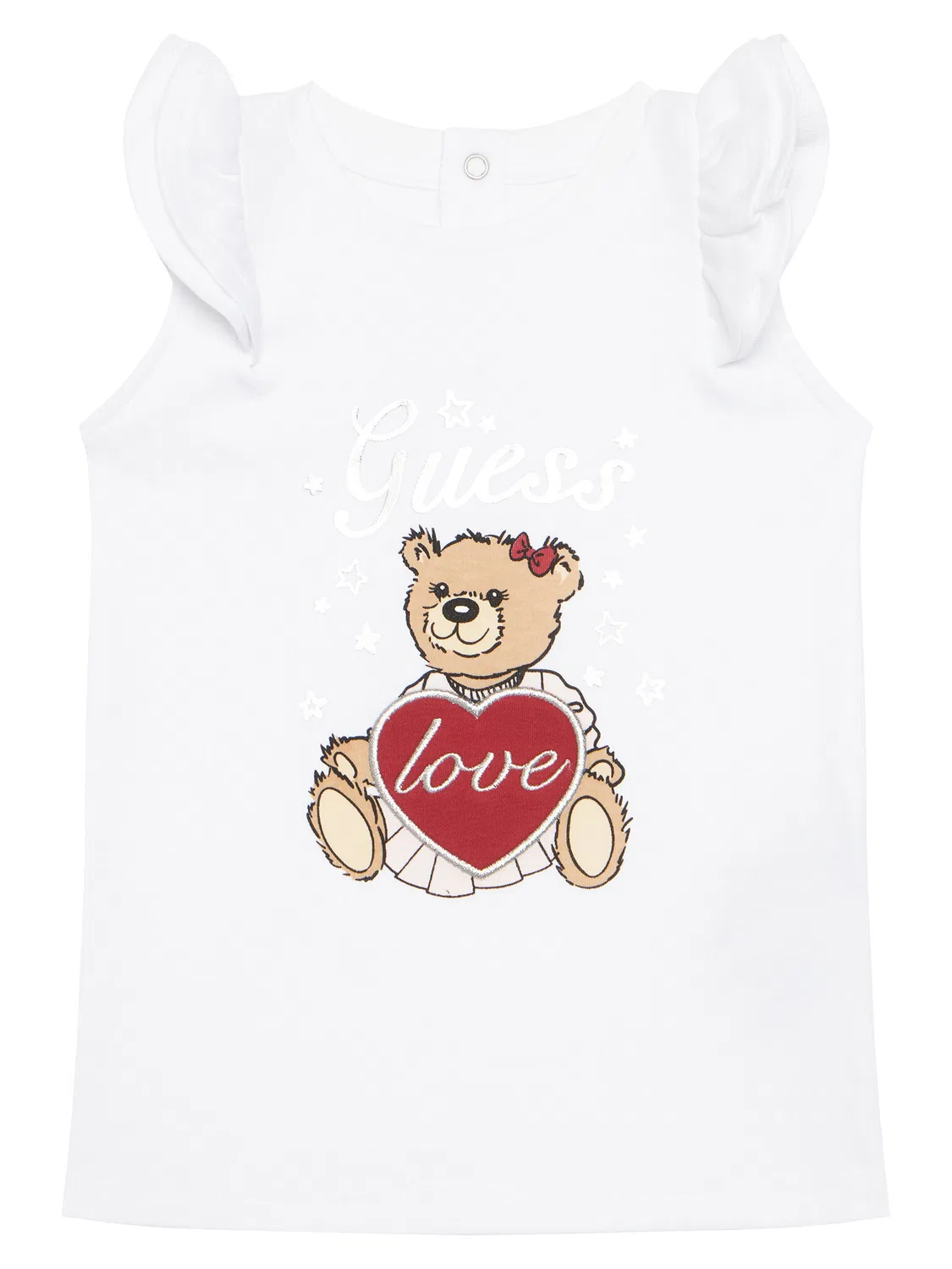Комплект из футболки и леггинсов стандартного кроя для девочки Guess, разноцветный — фото 2
