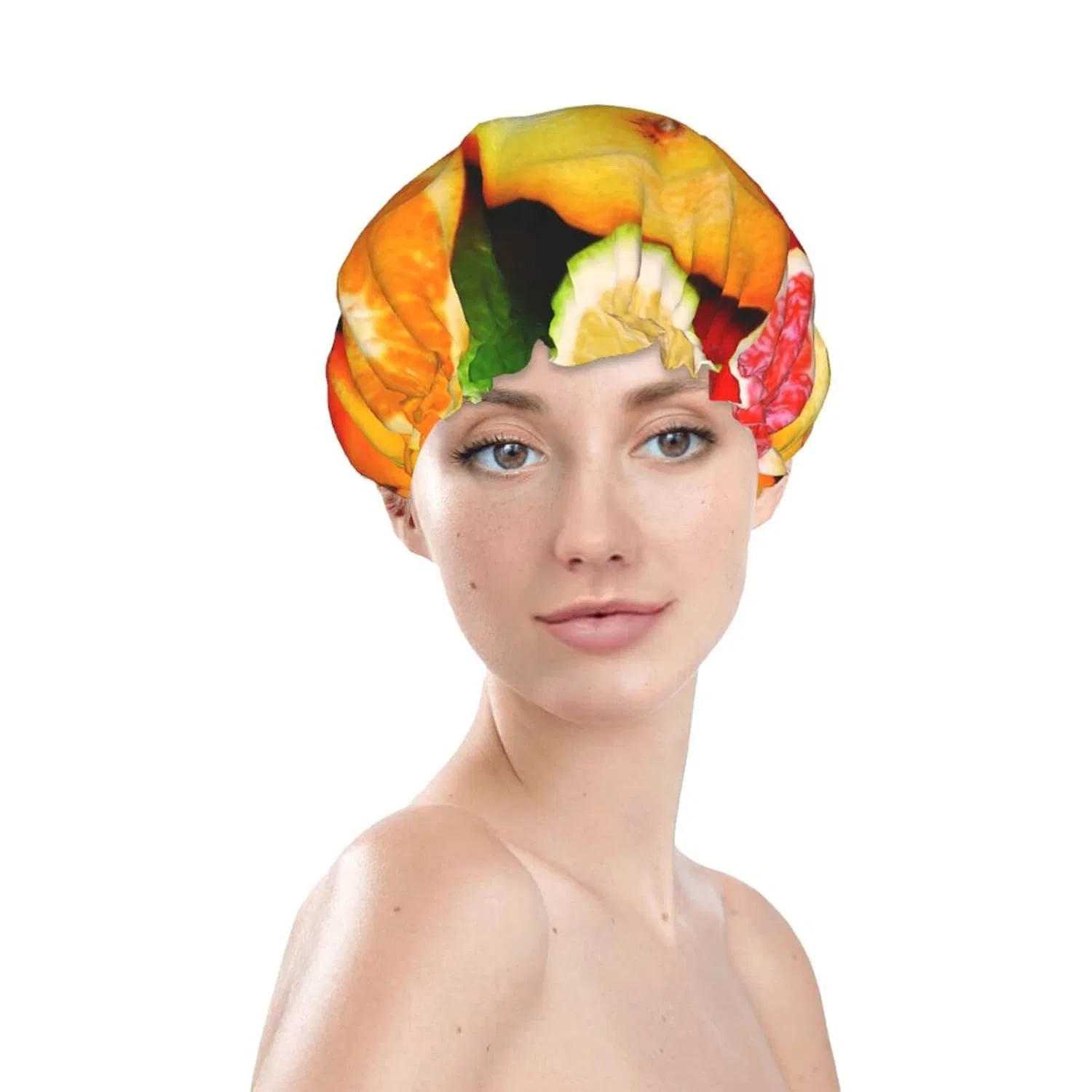 Шапочка для душа Fresh Fruit, OCELIO, 1 шт, 27.7 x 10.9 см — фото 3