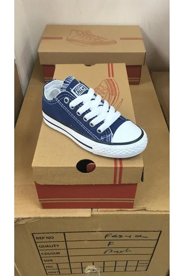 Детские кеды для девочек на шнуровке Rabellashoes, Blue — фото 2
