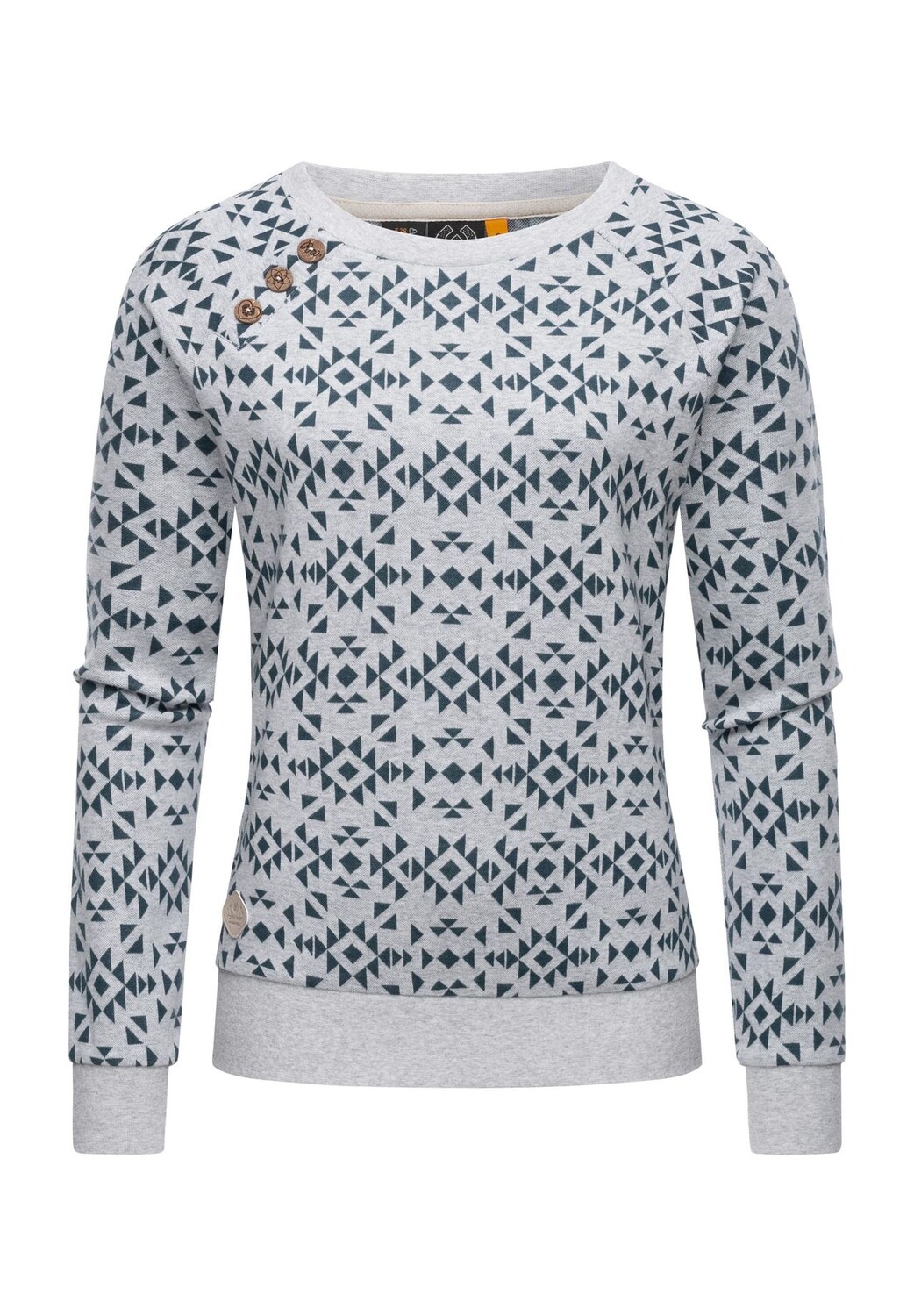 

Свитер с круглым вырезом Darria Aztec Ragweartm, цвет Light Grey