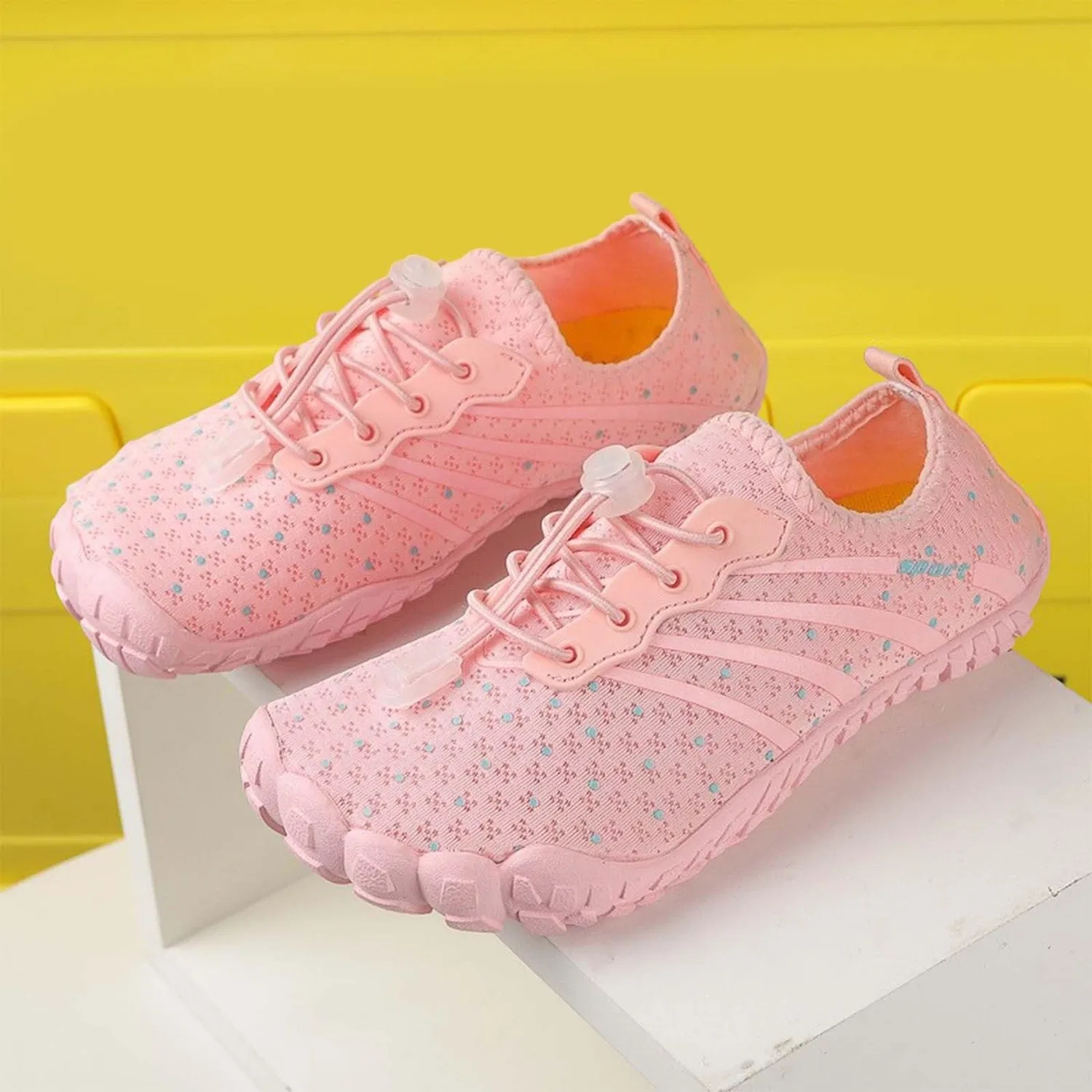 Детские кроссовки для мальчиков с принтом, Цвет Pink — фото 2