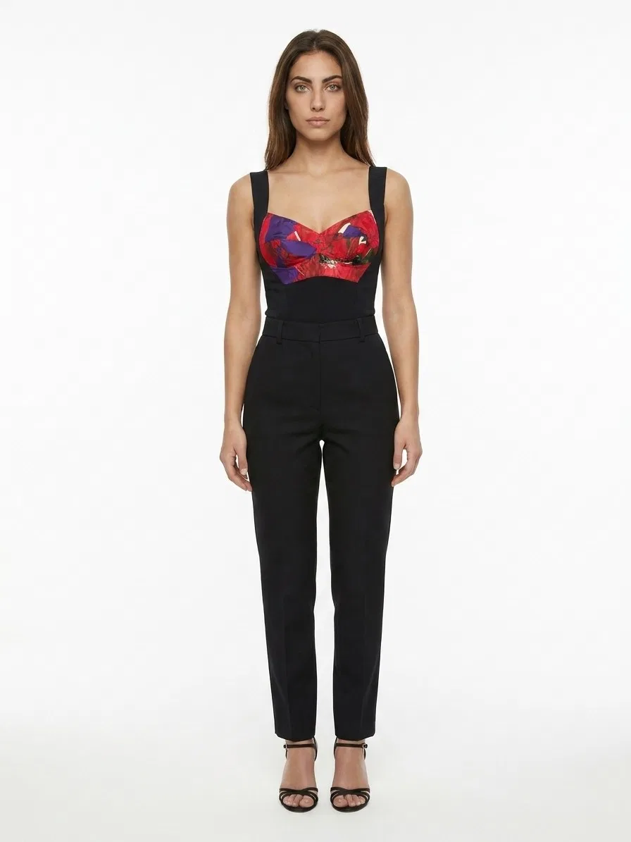Женский комбинезон из шелка Multicolor Silk Dolce & Gabbana, Multicolor
