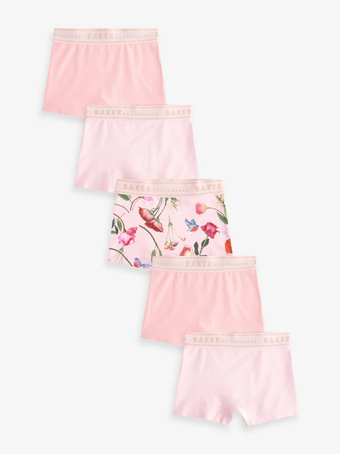 Набор трусов боксеров 5 шт Baker by Ted Baker, розовый