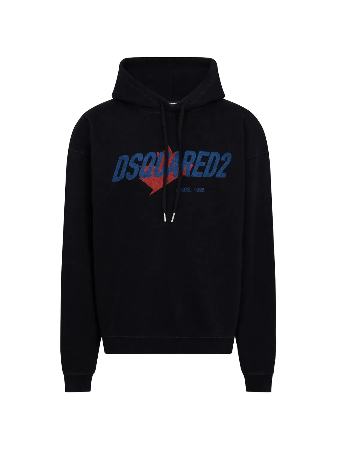DSQUARED2 Худи Relax-Fit черный