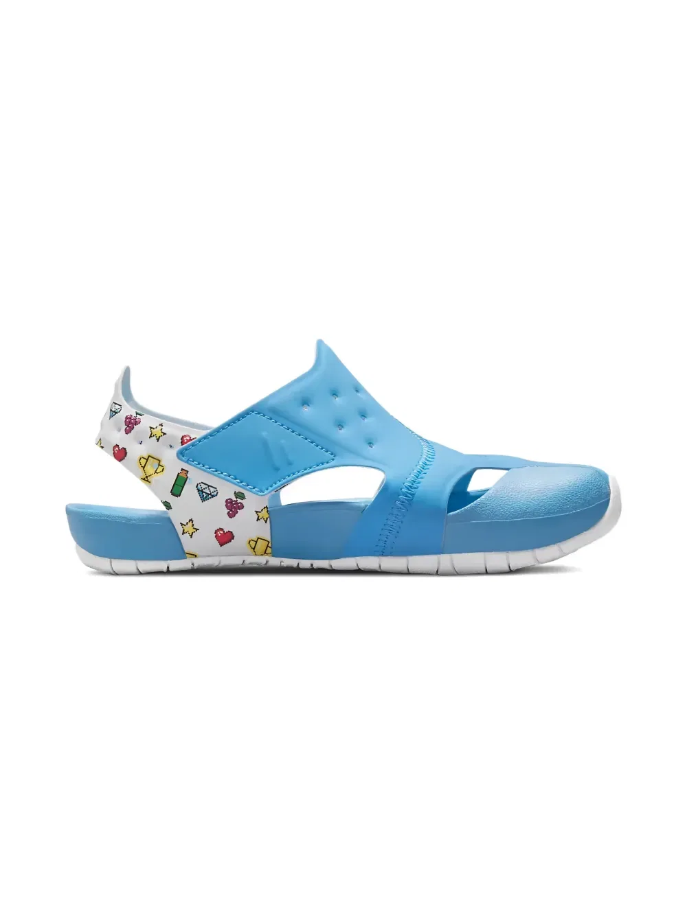 Сандалии Air Jordan Flare с закрытым носком Jordan Kids, синий — фото 2