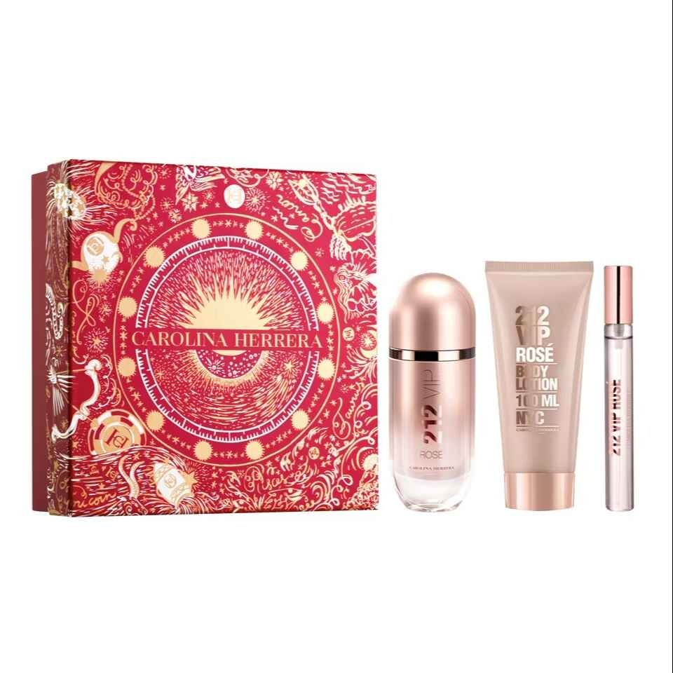 

Подарочный набор Carolina Herrera 212 VIP Rosé, 3 предмета