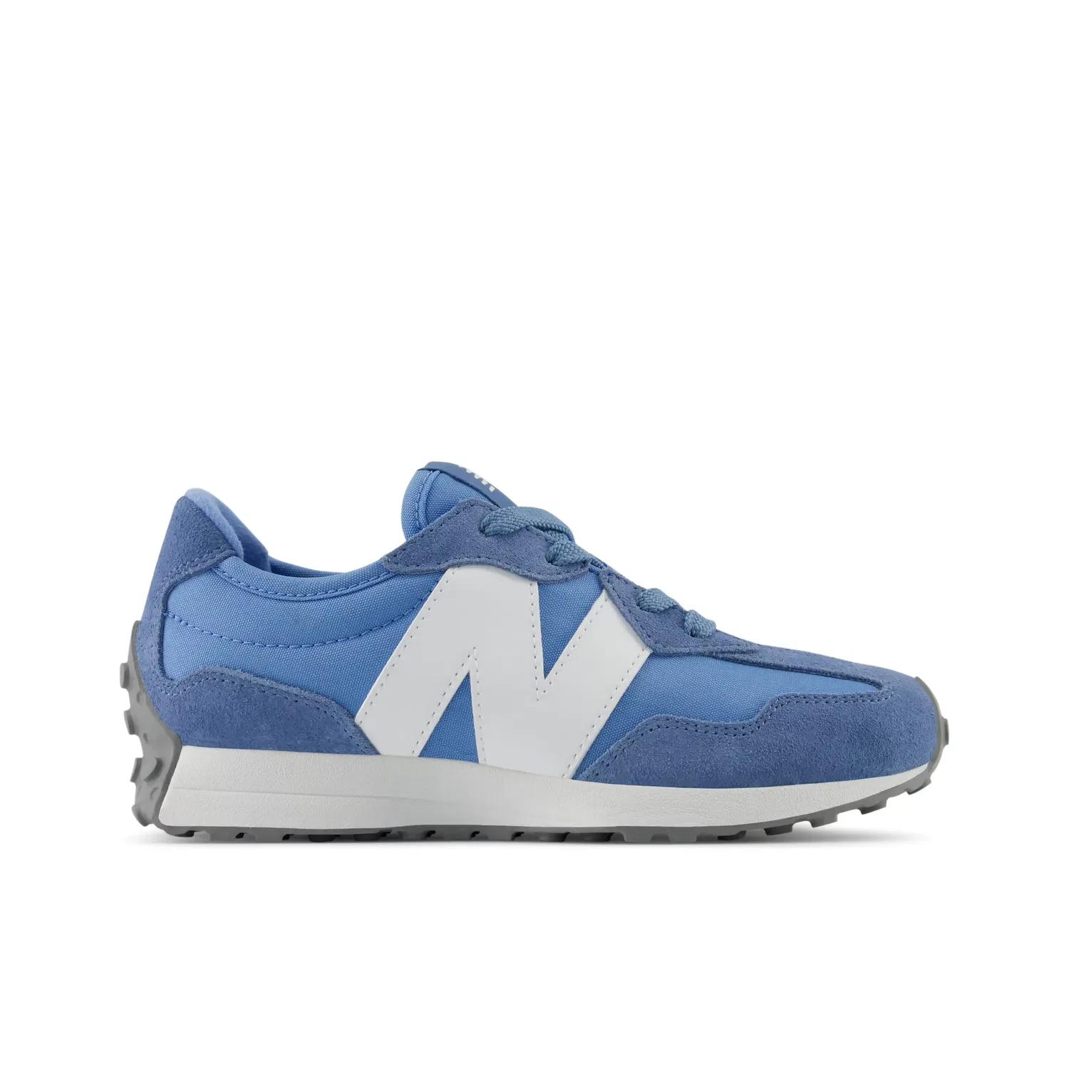 Детские кроссовки с шнуровкой 327 Lace New Balance, Analog Blue With Heron Blue