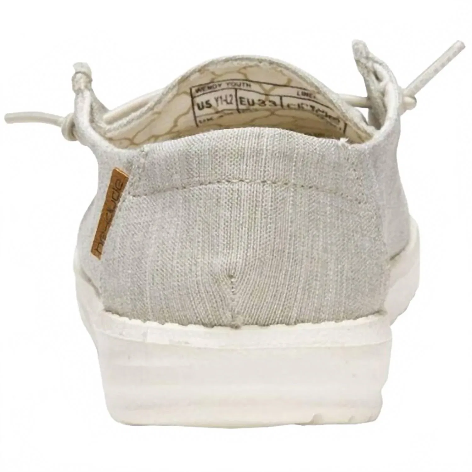 Детские лоферы Wendy Youth Hey Dude, Linen Beige — фото 3