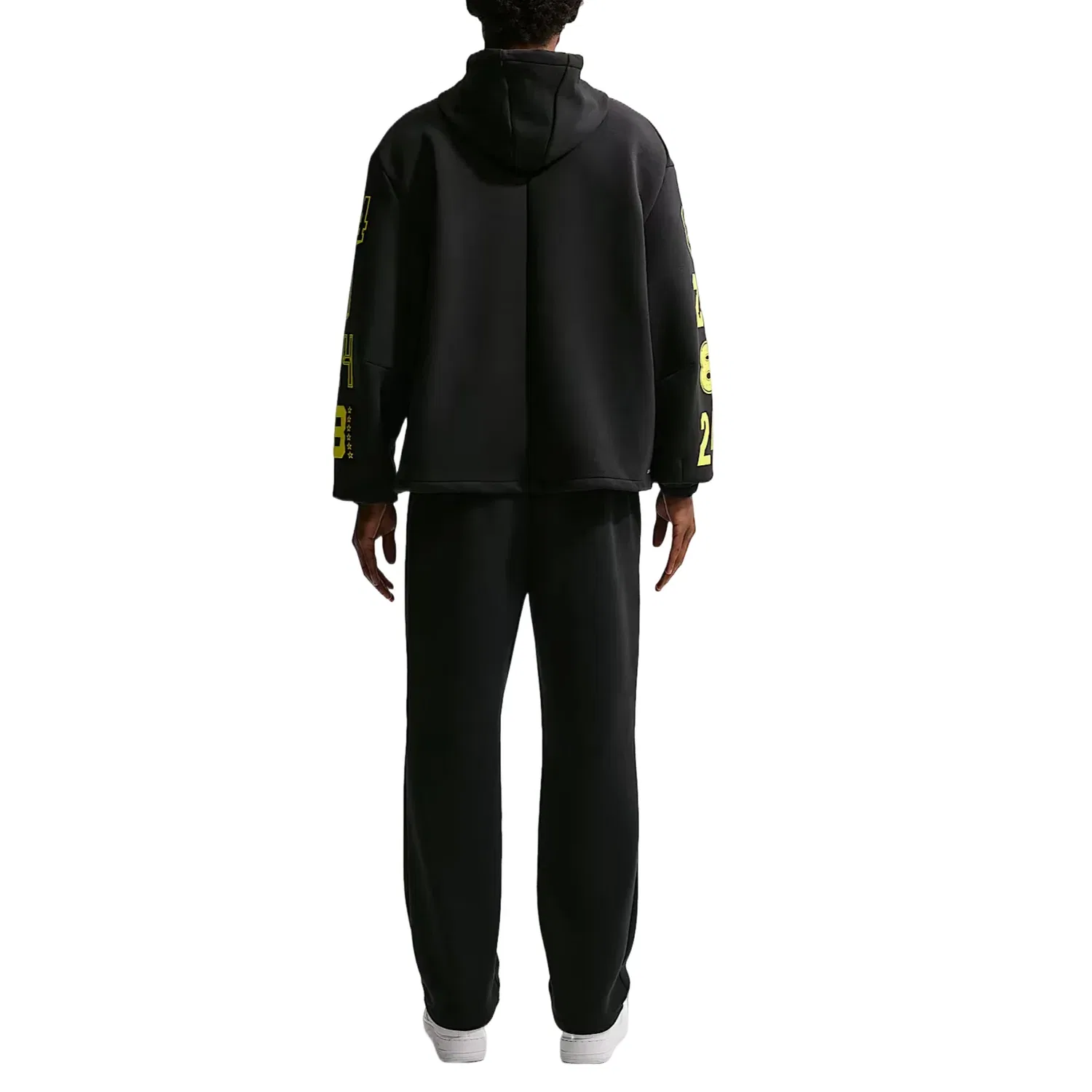 Мужское худи для баскетбола Kobe Fleece Pullover Hoodie 'Black Sonic Yellow Light Photo Blue' Nike, Black/Sonic Yellow/Light Photo Blue — фото 4