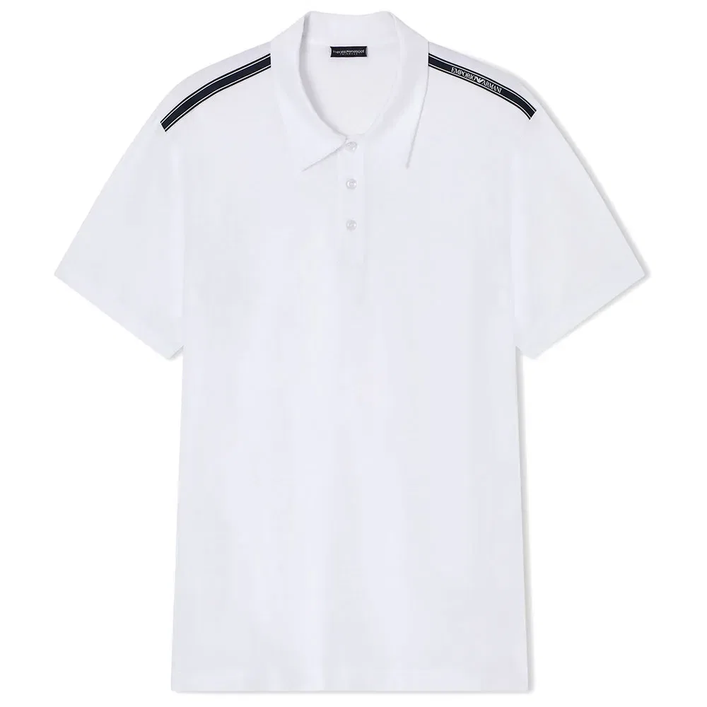 Поло с коротким рукавом EM000571 Emporio Armani, белый