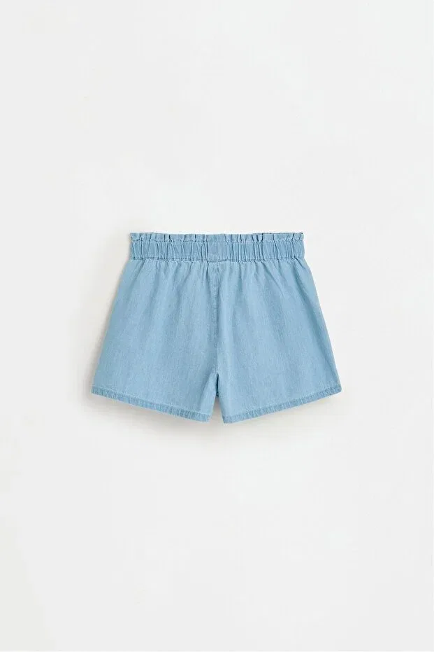 Детские шорты для девочек джинсовые Lefties, Light Blue — фото 2