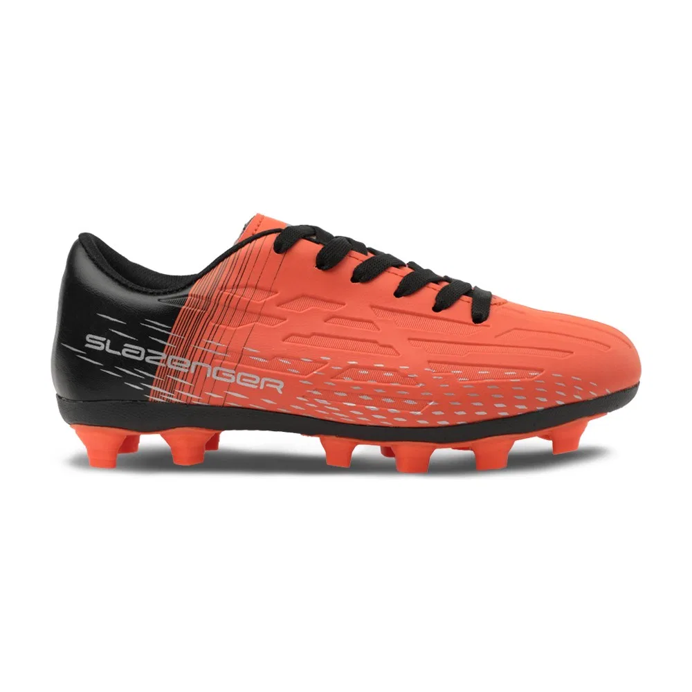 Детские футбольные бутсы для мальчиков на шнуровке Score I Krp Neon Turuncu / Siyah Slazenger