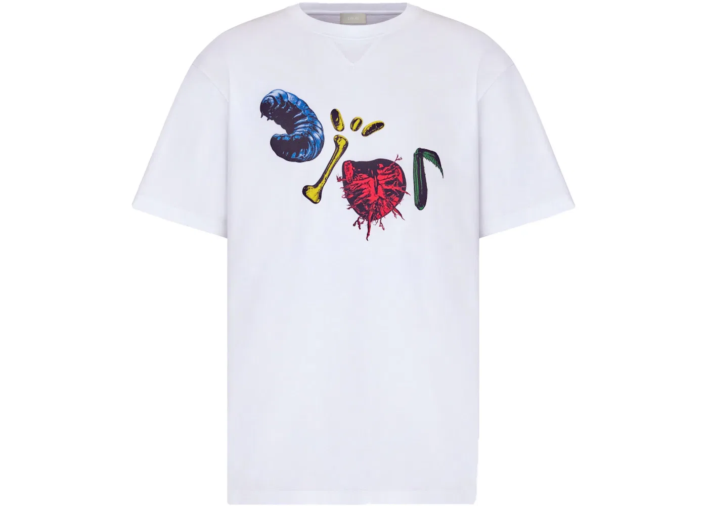 Мужская футболка с принтом CACTUS JACK Dior, White/Multicolor