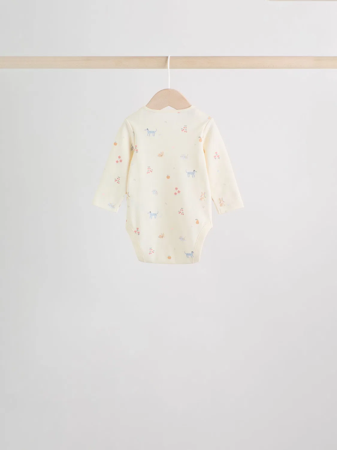 Комплект боди с длинным рукавом, 5 шт., Multi Pastel Character Next, мультипастельный — фото 4