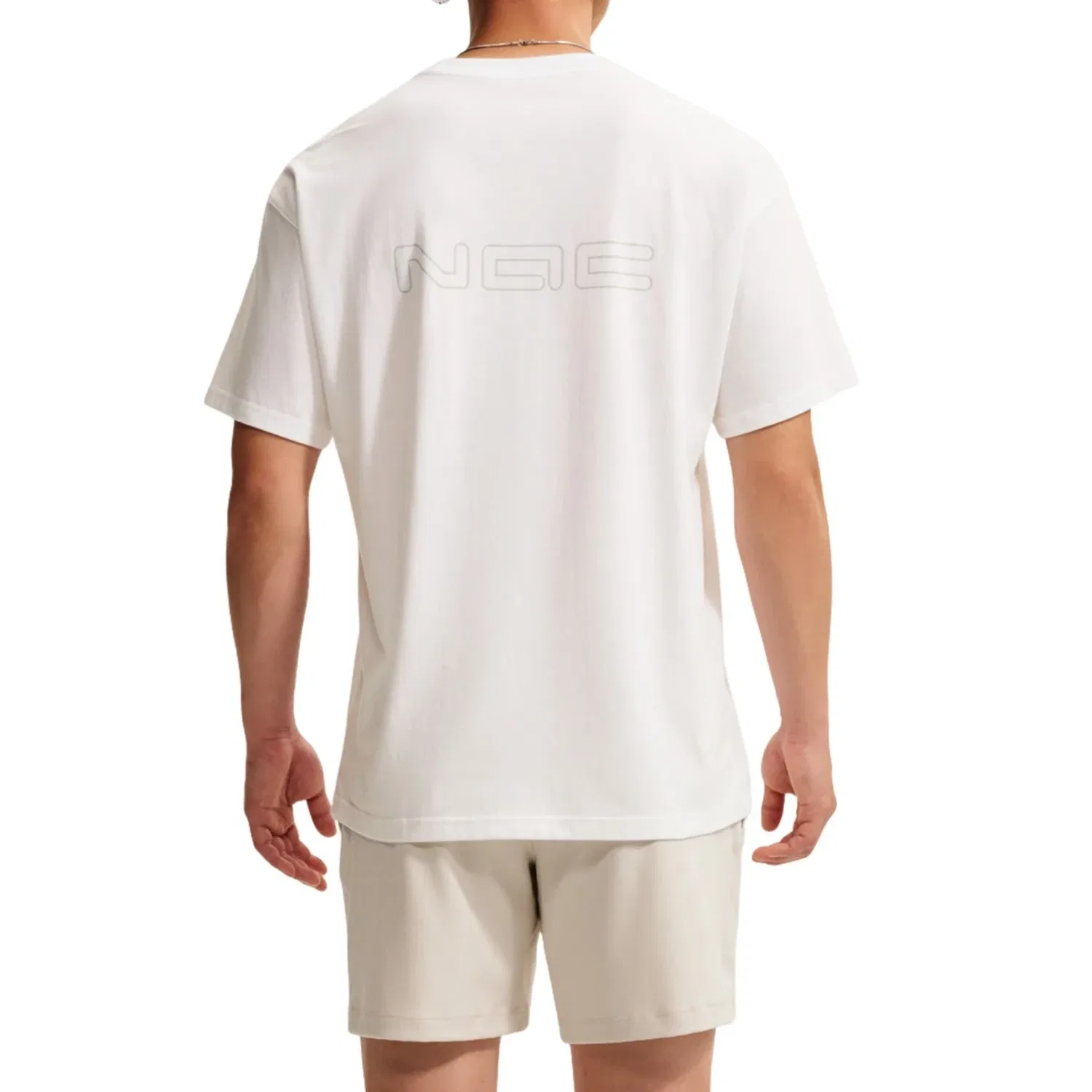 Мужская футболка N.A.C. T-Shirt 'White' Nike, белый — фото 2