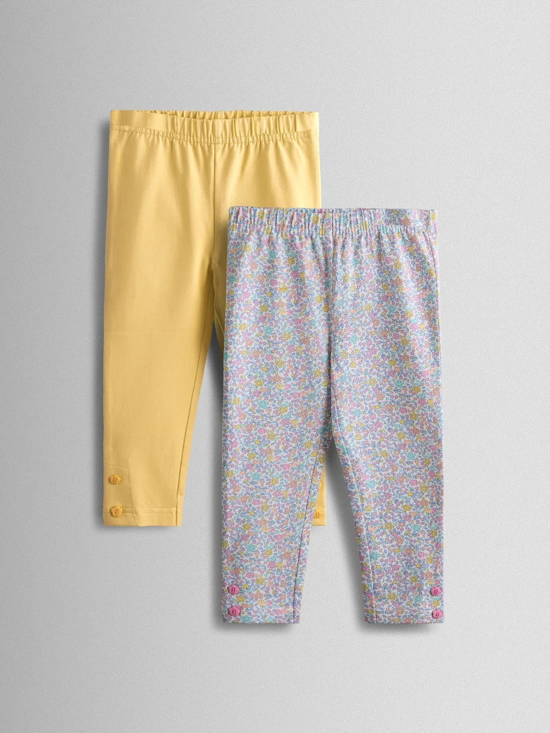 Легинсы JoJo Maman Bébé 2 шт, желтые