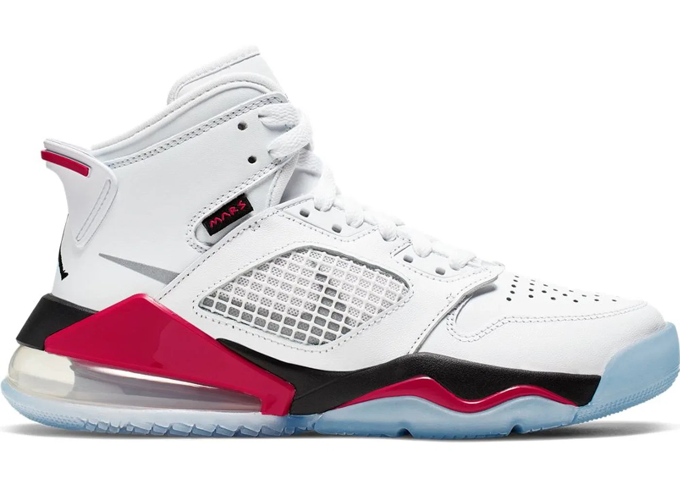 Детские кроссовки Lifestyle Jordan Mars 270, White/Reflect Silver-Fire Red-Black