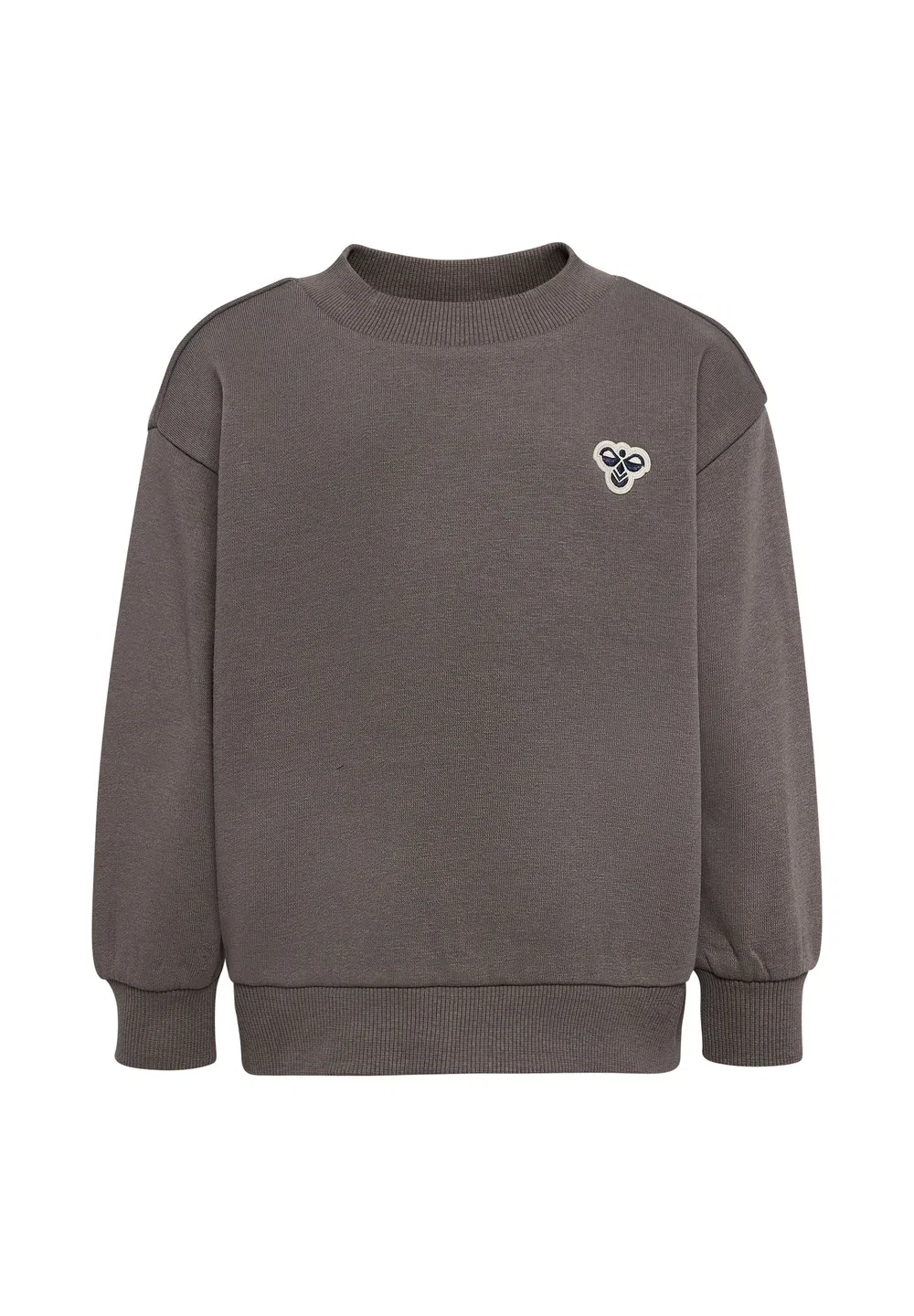 Hmlmini свободная толстовка с круглым вырезом и пчелиным принтом, унисекс Hummel, Dark Gull Gray