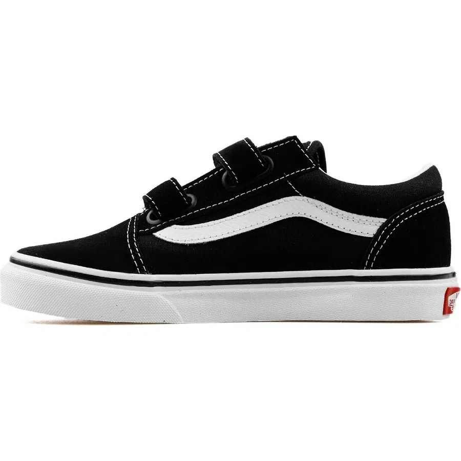 Кеды с принтом Vans Old Skool V, Бело-черный — фото 3