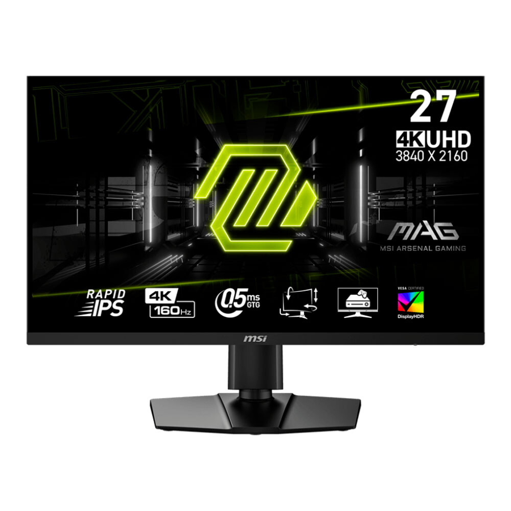 

Монитор MSI MAG274UPF E2, 27", 3840x2160, 160 Гц, Rapid IPS, чёрный