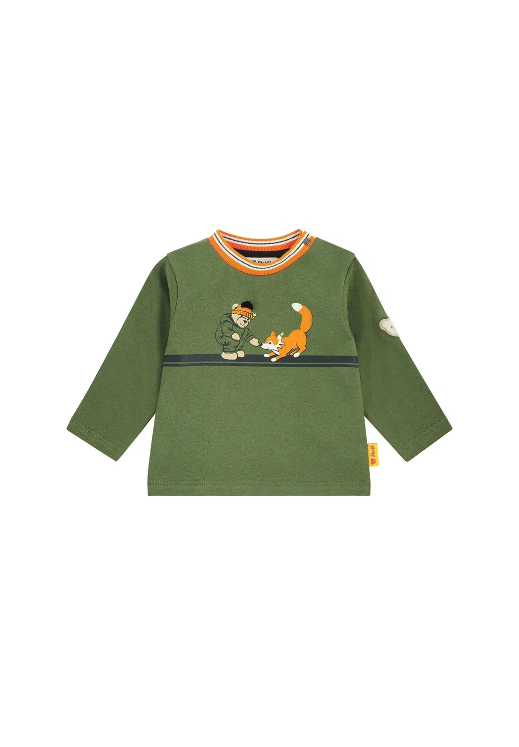 Футболка с длинными рукавами Langarm Winter Adventure Steiff, Bronze Green