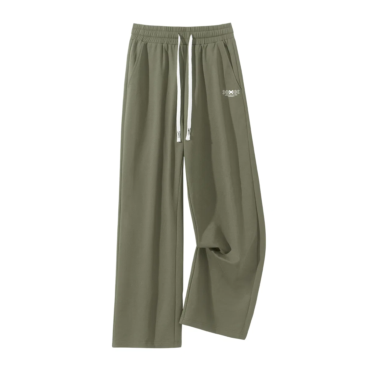 Детские спортивные штаны с надписью MINISO, Palm Green