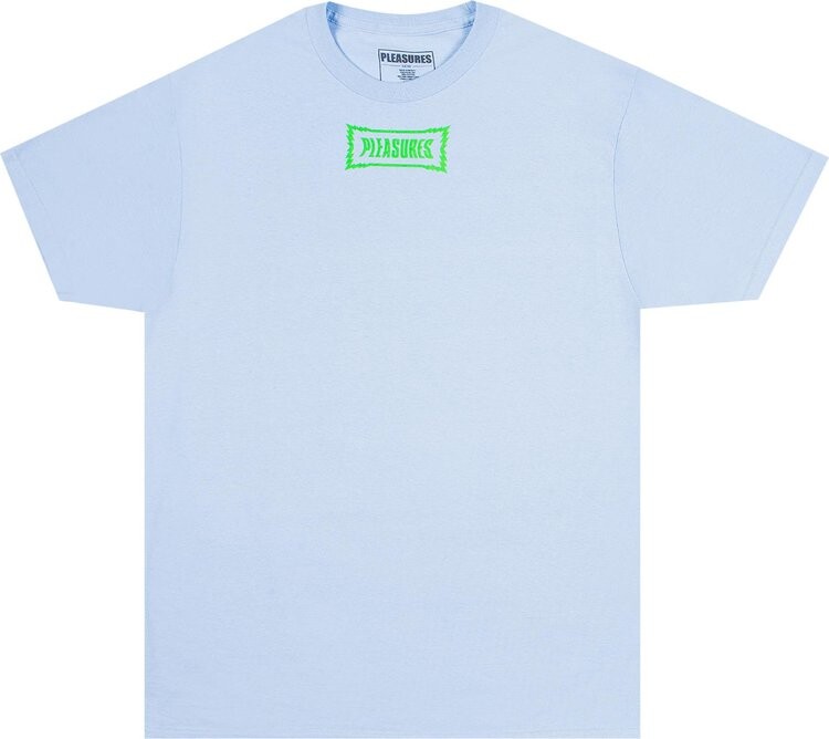 

Футболка Pleasures Liberation T-Shirt 'Powder Blue', синий