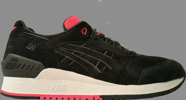 

Кроссовки concepts x gel respector 'black widow' Asics, черный