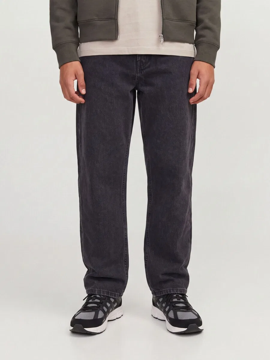 Джинсы Jack & Jones Junior Baggy Jeans 'JJIAlex JJOriginal' из черного денима — фото 2