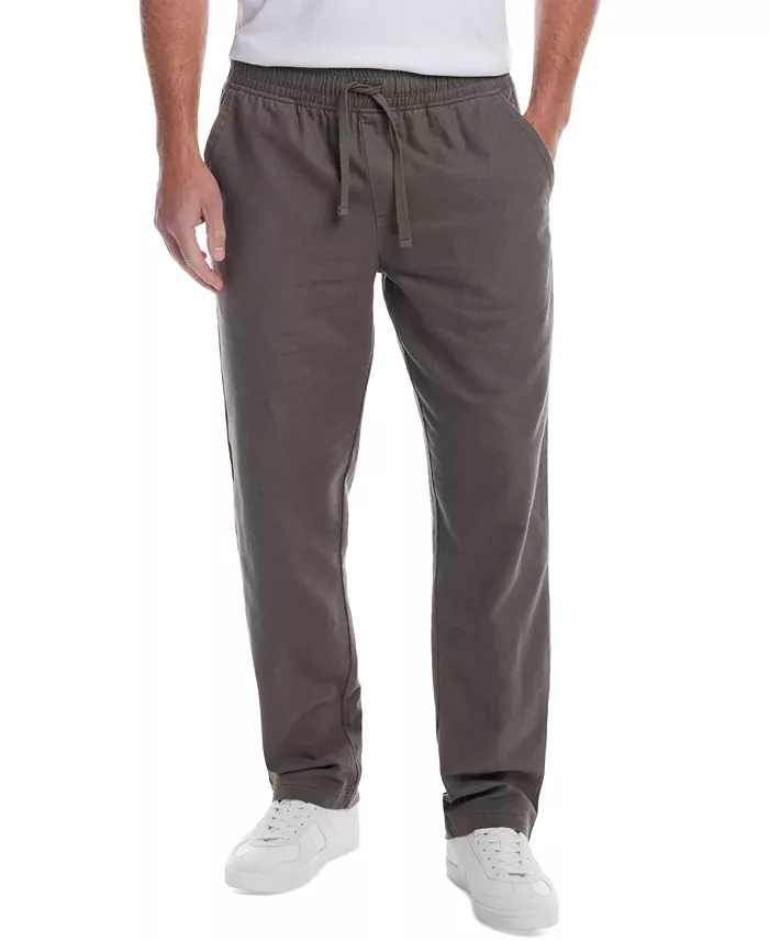 

Мужские классические брюки из льняной смеси со шнурком Weatherproof Vintage, зеленый