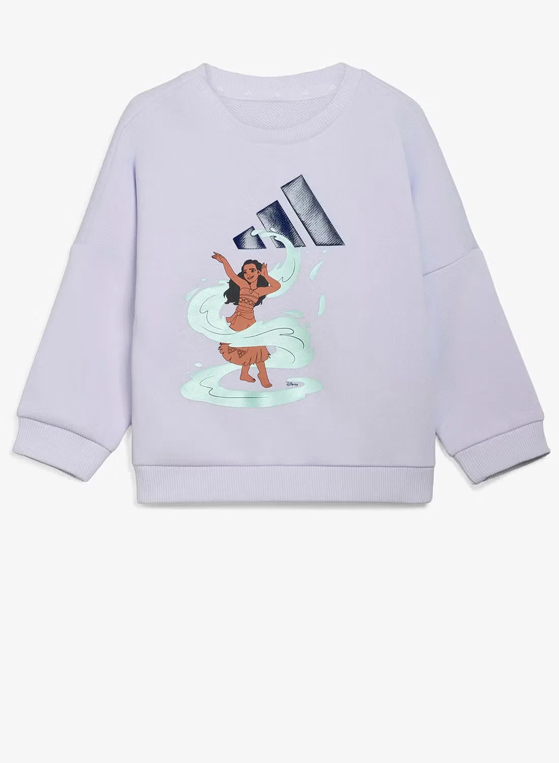 Комплект спортивный с эластичным поясом Disney Adidas, фиолетовый